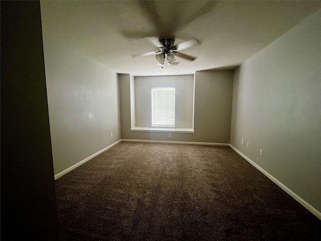 8303 Gros Ventre Ln, Houston, TX 77095 - carpeted empty room with a ceiling fan and baseboards