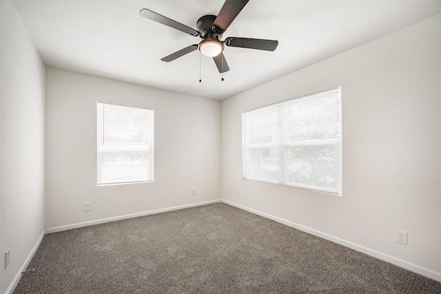 4330 Heite St, Houston, TX 77022 - spare room featuring carpet and a ceiling fan