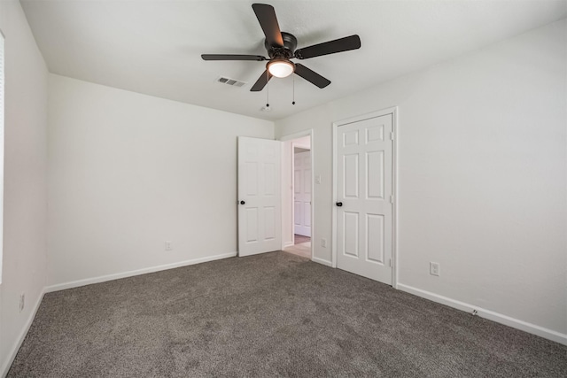 4330 Heite St, Houston, TX 77022 - unfurnished bedroom featuring carpet and a ceiling fan