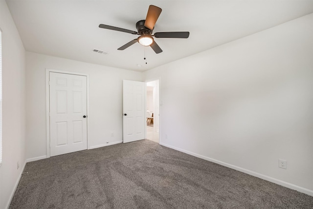 4330 Heite St, Houston, TX 77022 - unfurnished bedroom featuring carpet floors and a ceiling fan