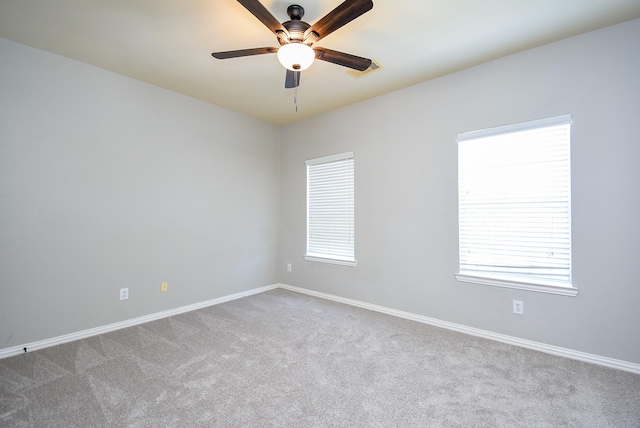 5615 Winsome Ln Unit C, Houston, TX 77057 - empty room with carpet and ceiling fan