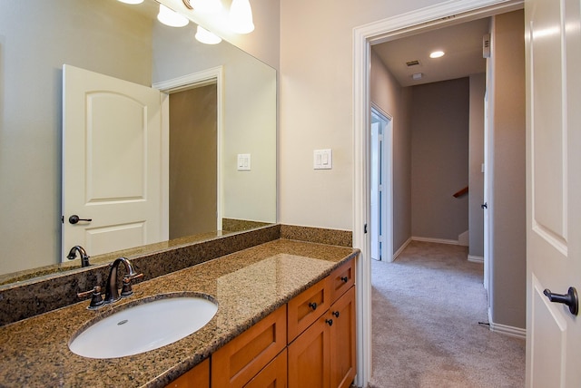 5615 Winsome Ln Unit C, Houston, TX 77057 - bathroom featuring vanity and baseboards