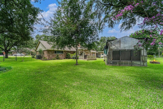 2505 Mary Ave, Pearland, TX 77581 - view of yard with an exterior structure and an outbuilding