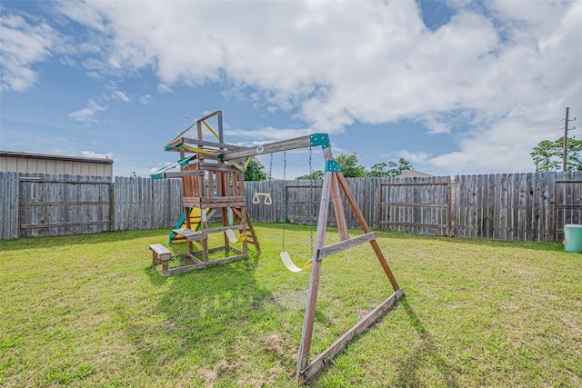 602 Willow Briar Dr, Houston, TX 77090 - view of playground featuring a fenced backyard