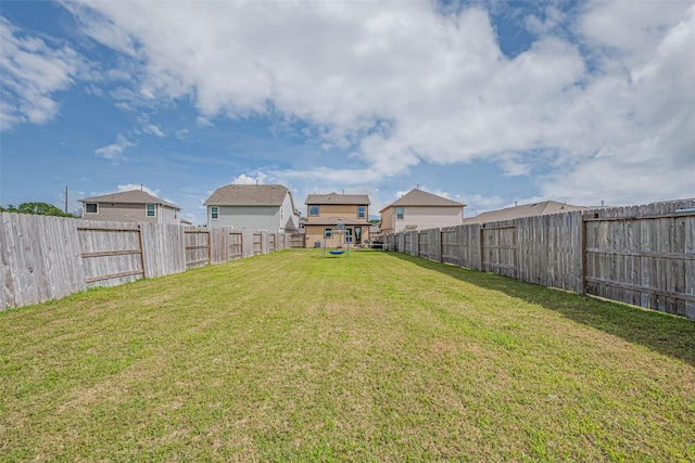 602 Willow Briar Dr, Houston, TX 77090 - fenced backyard featuring a playground