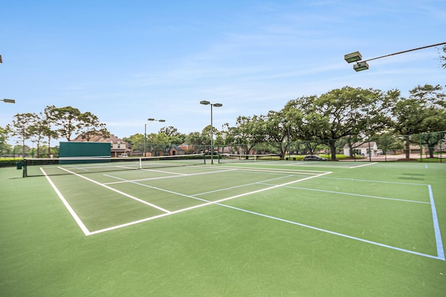 2722 Masters Dr, League City, TX 77573 - view of tennis court with community basketball court