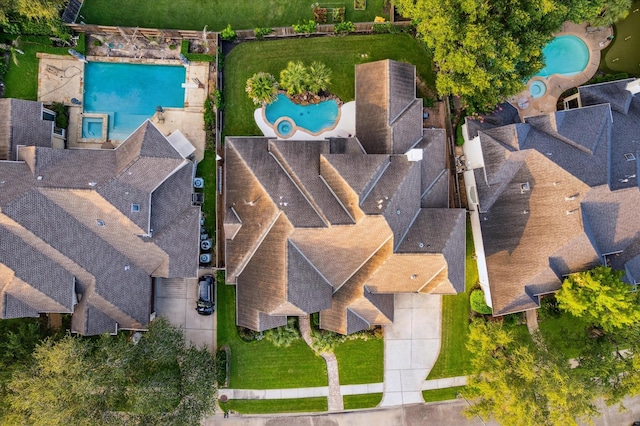 5214 Bristol Bank Ct, Houston, TX 77041 - aerial view of a pool area