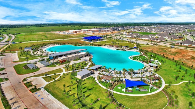 4985 Blue Beetle Ridge Dr, Katy, TX 77493 - aerial view of a pool area