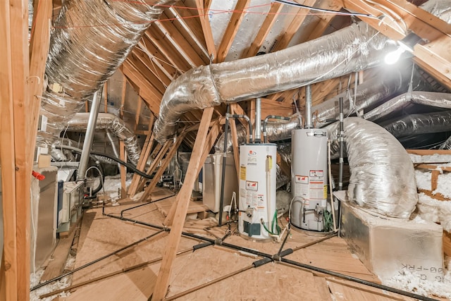 26150 Crown Ranch Blvd, Montgomery, TX 77316 - attic with water heater