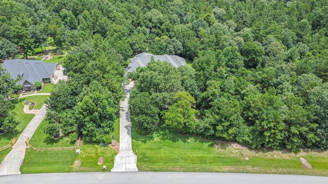 26150 Crown Ranch Blvd, Montgomery, TX 77316 - aerial view of property and surrounding area featuring a forest