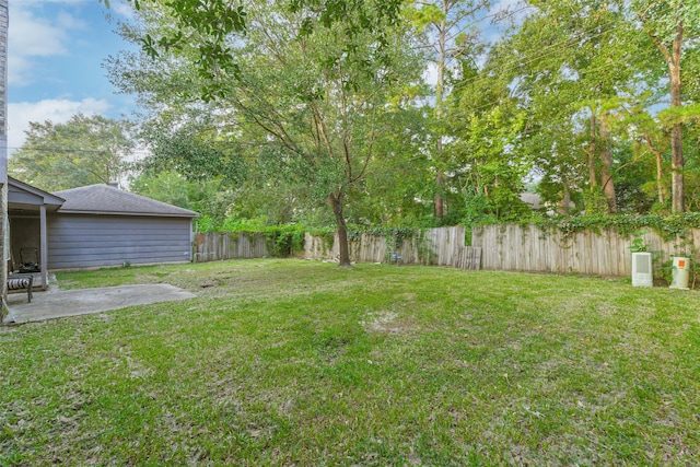 637 Mosswood Dr, Conroe, TX 77302 - fenced backyard with a patio