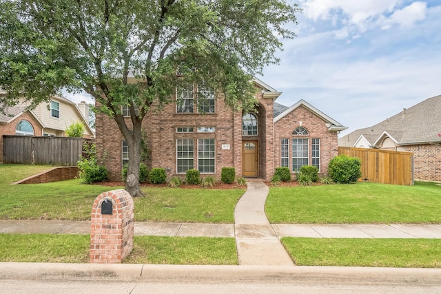 412 Belmont Ct, Lewisville, TX 75067 - traditional home with brick siding