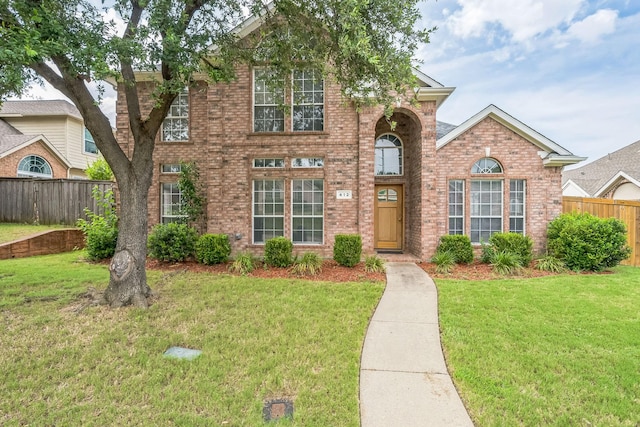412 Belmont Ct, Lewisville, TX 75067 - traditional-style house featuring brick siding