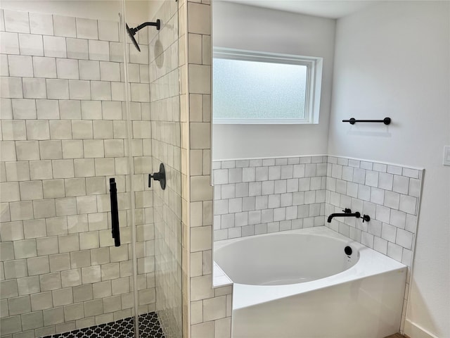 2328 Wavell St, Houston, TX 77088 - full bath featuring a bath and a stall shower