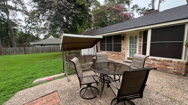 2514 Creekleaf Rd, Houston, TX 77068 - view of patio / terrace with outdoor dining space