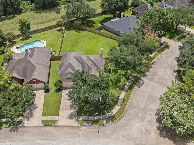 3139 Prairiestone Trail Ln, Katy, TX 77450 - drone / aerial view of a pool