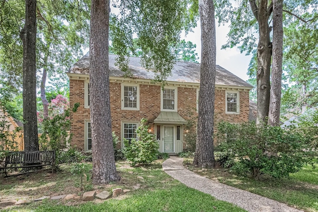 5318 Foresthaven Dr, Houston, TX 77066 - georgian-style home with brick siding
