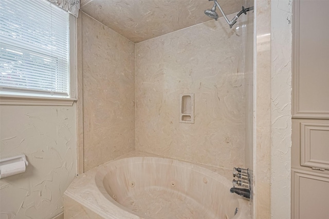 5318 Foresthaven Dr, Houston, TX 77066 - full bathroom with a combined bath / shower with jetted tub