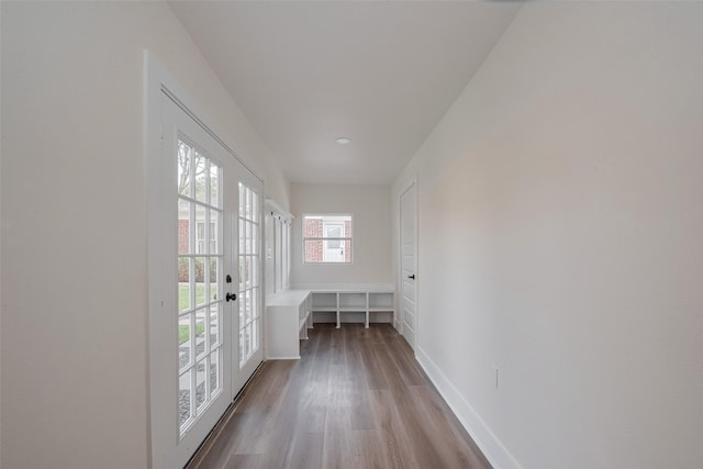 1026 W Cottage St, Houston, TX 77009 - doorway to outside featuring wood finished floors and french doors