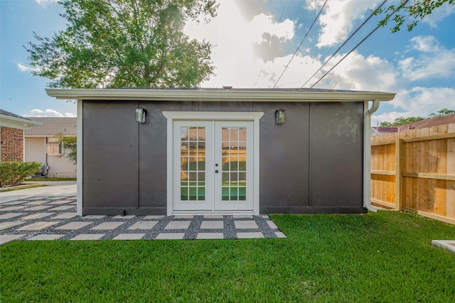 1026 W Cottage St, Houston, TX 77009 - view of outbuilding with french doors