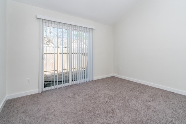 12239 Glenview Dr, Montgomery, TX 77356 - spare room with carpet and lofted ceiling