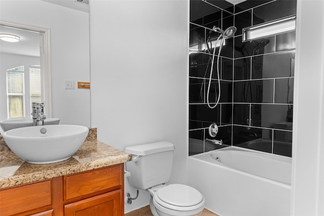 20523 Ranch Mill Ln, Cypress, TX 77433 - full bath featuring vanity and shower / washtub combination