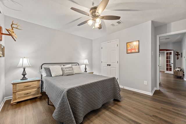 2006 Scarlet Trail Ct, Katy, TX 77494 - bedroom with wood finished floors and ceiling fan