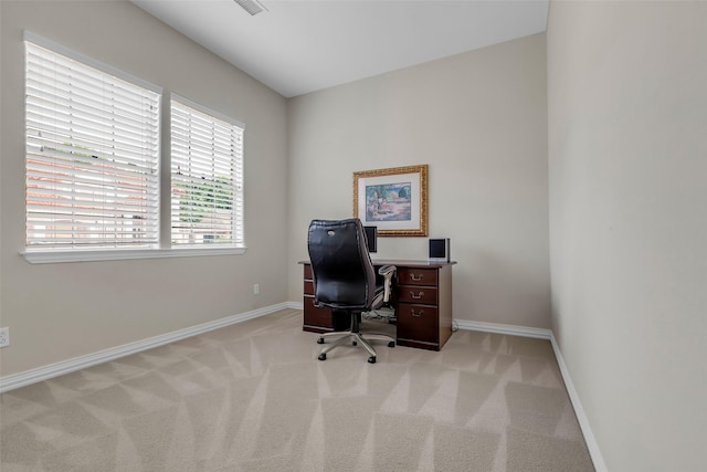 12715 Havant Cir, Houston, TX 77077 - carpeted home office featuring baseboards