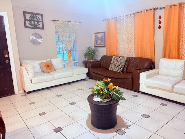 12943 Bamboo Forest Trl, Houston, TX 77044 - living room featuring light tile patterned floors