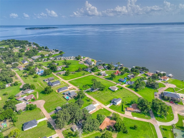 175 Echo Ln, Livingston, TX 77351 - aerial view of residential area featuring a large body of water