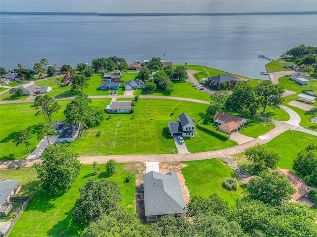 175 Echo Ln, Livingston, TX 77351 - aerial view of residential area with a large body of water