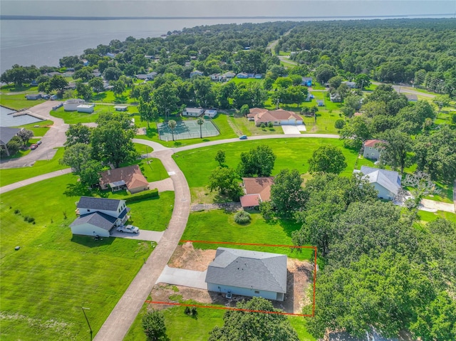 175 Echo Ln, Livingston, TX 77351 - aerial view of residential area featuring property boundaries highlighted