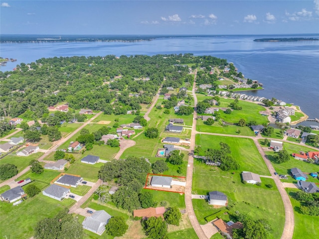 175 Echo Ln, Livingston, TX 77351 - aerial perspective of suburban area featuring a nearby body of water