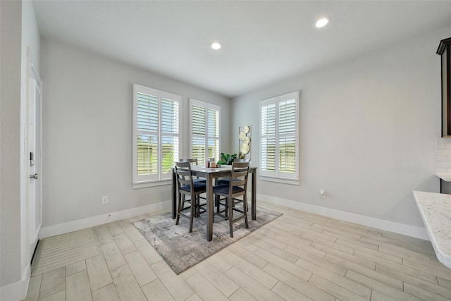 3140 Red Buckeye Ln, Conroe, TX 77301 - dining area featuring recessed lighting and wood finished floors