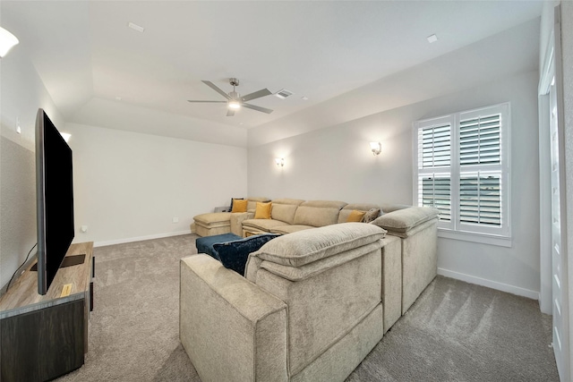 3140 Red Buckeye Ln, Conroe, TX 77301 - carpeted home theater room with baseboards and ceiling fan