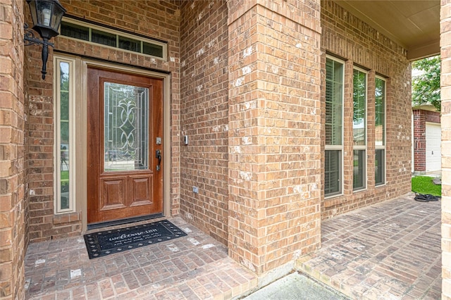 22411 Limestone Crest Ln, Katy, TX 77449 - entrance to property featuring brick siding and covered porch