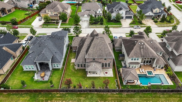 4038 Sabine Valley Trl, Spring, TX 77386 - aerial perspective of suburban area with a pool