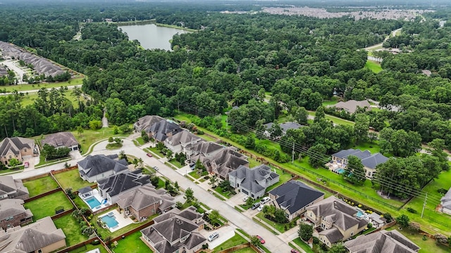 4038 Sabine Valley Trl, Spring, TX 77386 - aerial perspective of suburban area featuring a forest
