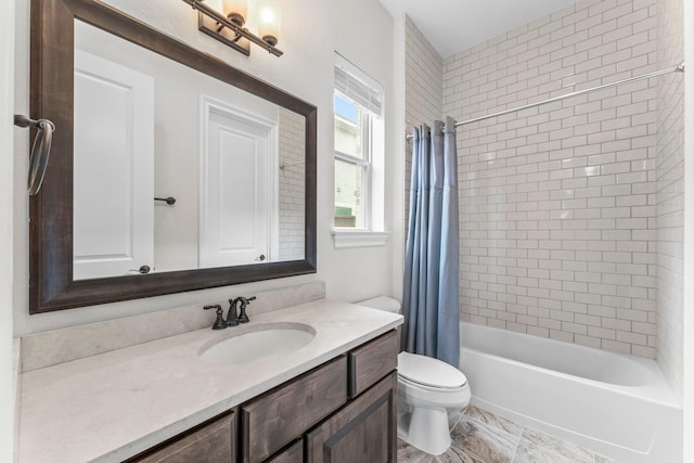 4038 Sabine Valley Trl, Spring, TX 77386 - full bathroom featuring vanity and shower / bath combination with curtain