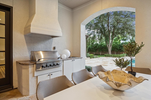 10825 Smithdale Rd, Houston, TX 77024 - view of patio / terrace featuring area for grilling