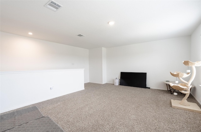 21427 Hawthorn Prairie Dr, New Caney, TX 77357 - living room with carpet and recessed lighting