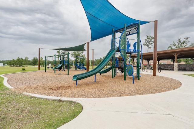 21427 Hawthorn Prairie Dr, New Caney, TX 77357 - view of community jungle gym