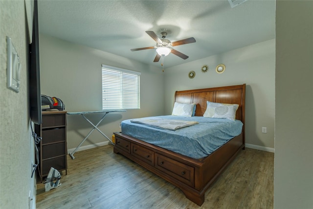 10126 Relic Oaks, San Antonio, TX 78240 - bedroom featuring light wood-type flooring and ceiling fan