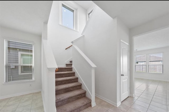 2019 Damasi Ln, Fresno, TX 77545 - stairs with tile patterned flooring