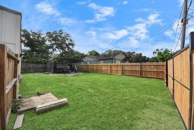 7208 Helmers St, Houston, TX 77022 - view of fenced backyard