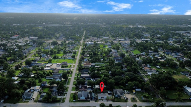 7208 Helmers St, Houston, TX 77022 - aerial overview of property's location featuring nearby suburban area
