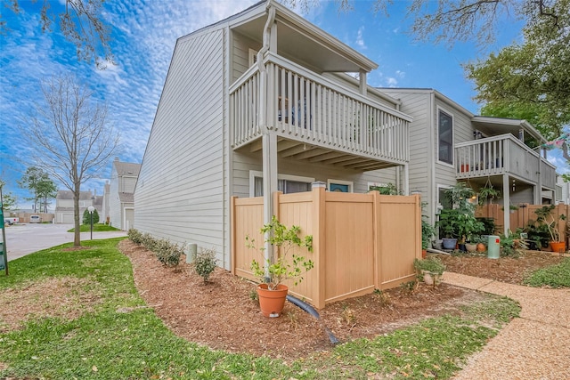 2379 Briarwest Blvd Unit 46, Houston, TX 77077 - view of side of home featuring a balcony