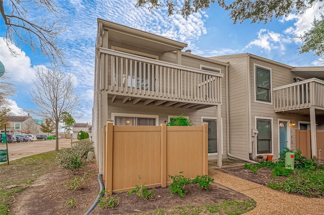 2379 Briarwest Blvd Unit 46, Houston, TX 77077 - back of property featuring a balcony