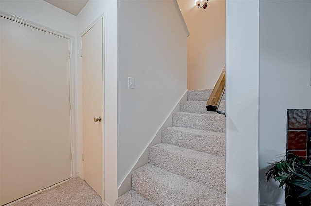 2379 Briarwest Blvd Unit 46, Houston, TX 77077 - stairway with carpet