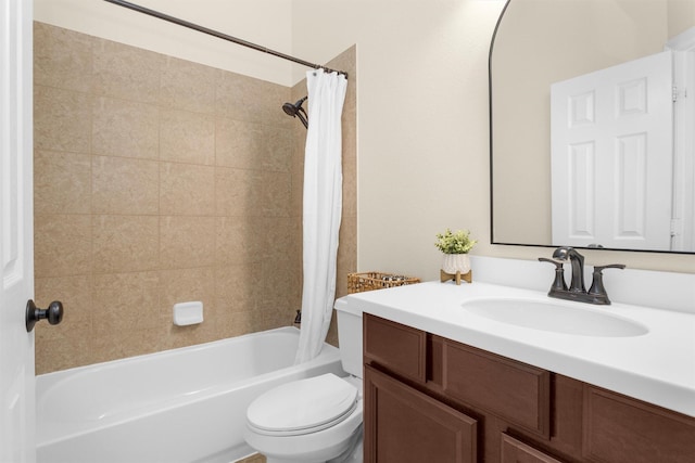 26642 Becker Pines Ln, Katy, TX 77494 - bathroom with vanity and shower / bath combination with curtain